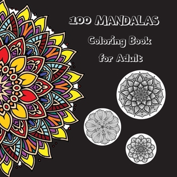 Paperback 100 Mandalas Adult Coloring Books Book