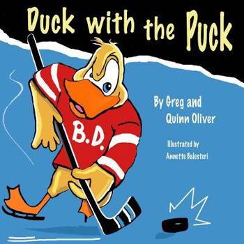 Paperback Duck With The Puck Book