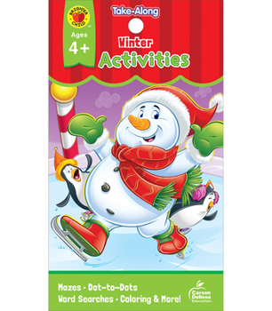 Paperback My Take-Along Tablet Winter Activities, Ages 4 - 5 Book