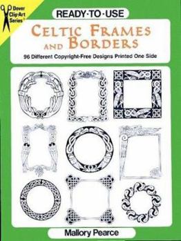 Paperback Ready-To-Use Celtic Frames and Borders Book