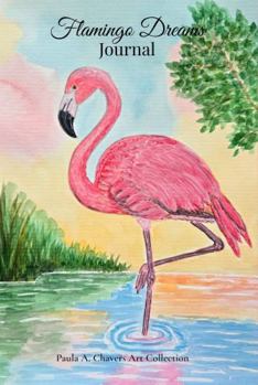 Paperback Flamingo Dreams Journal Book