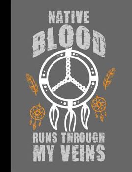 Proud, Native Blood Runs Through My Veins, Composition Book : Wide Ruled 101 Sheets / 202 Pages