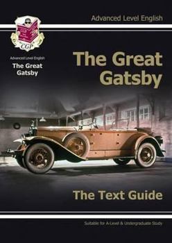 Paperback A Level English Text Guide - The Great Gatsby Book