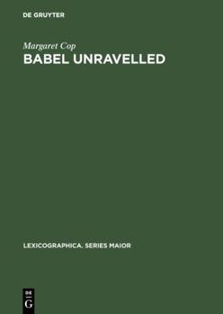 Hardcover Babel unravelled Book