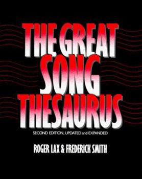 Hardcover The Great Song Thesaurus Book