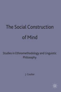 Hardcover Social Construction of Mind Book