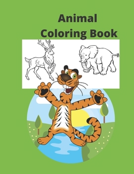 Paperback Animal Coloring Book: Actvity Coloring Pages for Kids Book