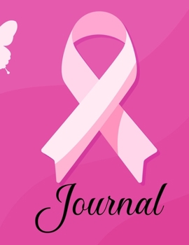 Paperback Journal: Black and Pink Journal Notebook for Breast Cancer Survivors, (Breast Cancer Awareness Gift, Cancer Journal, Breast Can Book