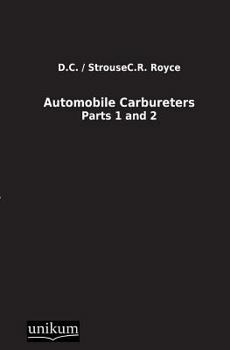 Paperback Automobile Carbureters [German] Book