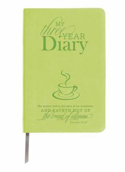 Raspberry My 3 Year Leather Diary