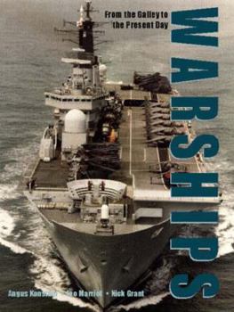Hardcover Warships: From the Galley to the Present Day Book