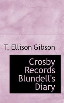 Paperback Crosby Records Blundell's Diary Book