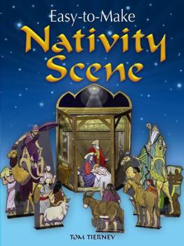 Paperback Easy-to-Make Nativity Scene (Dover Children's Activity Books) Book