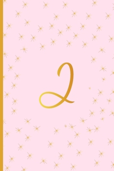 J: Cute Initial Monogram Letter J Ruled Notebook. Pretty Personalized Gift Lined Journal & Diary For Writing & Note Taking. Teen Girls, Kids & Women. Pastel Pink, Gold Stars, Feminine Script