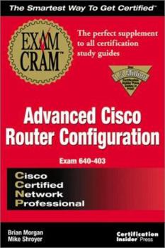 Paperback CCNP Advanced Cisco Configuration Exam Cram Book