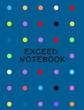 Exceed Notebook: Large Graph Dotted Paper Pad 8.5 x 11 Dot Grid Journals