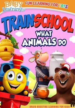 DVD Train School: What Animals Do Book