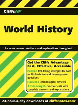 Paperback Cliffsap World History Book