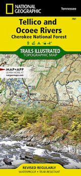 Tellico and Ocoee Rivers Map [Cherokee National Forest]