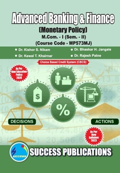 Paperback Monetary Policy, First Year, M.Com, Sem-II-English Book