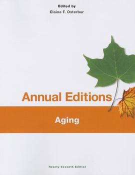 Paperback Annual Editions: Aging, 27/E Book