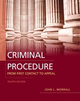 Hardcover Criminal Procedure: From First Contact to Appeal Book