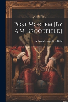 Paperback Post Mortem [By A.M. Brookfield] Book