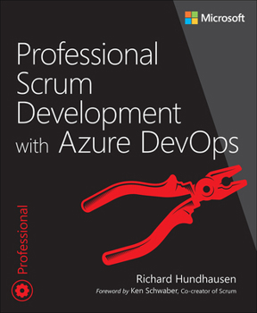 Paperback Professional Scrum Development with Azure Devops Book