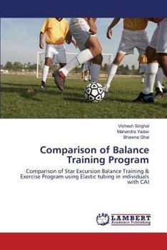 Paperback Comparison of Balance Training Program Book