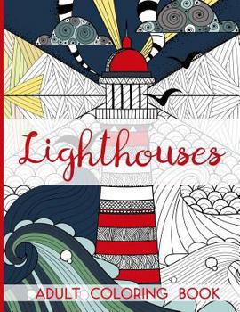 Paperback Lighthouses - Adult Coloring Book