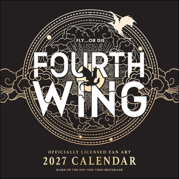 Calendar Fourth Wing Officially Licensed Fan Art 2027 Wall Calendar Book