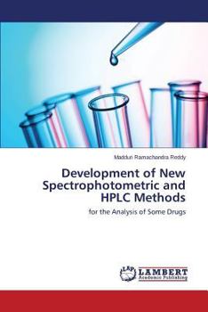 Paperback Development of New Spectrophotometric and HPLC Methods Book