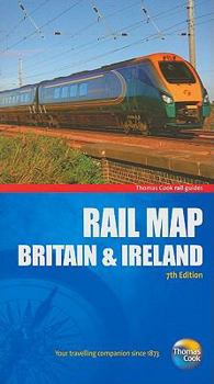 Map Thomas Cook Rail Map Britain & Ireland (Thomas Cook Rail Guides) Book