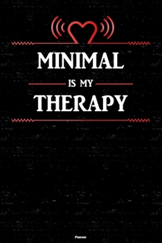 Minimal is my Therapy Planner: Minimal Heart Speaker Music Calendar 2020 - 6 x 9 inch 120 pages gift