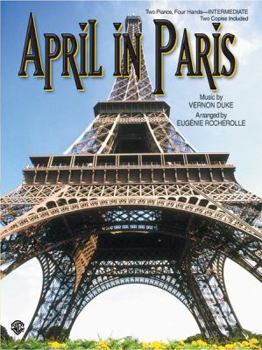 Paperback April in Paris: Sheet Book