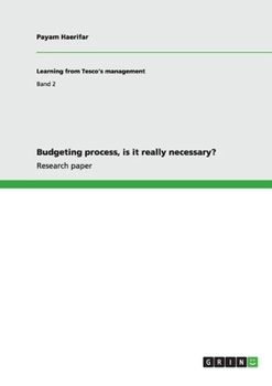 Paperback Budgeting process, is it really necessary? Book