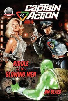 Paperback Captain Action-Riddle of the Glowing Men Book