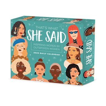 Calendar That's What She Said 2025 6.2 X 5.4 Box Calendar Book
