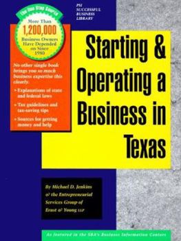 Paperback Starting and Operating a Business in Texas Book