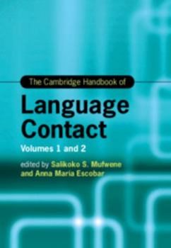 Hardcover The Cambridge Handbook of Language Contact 2 Volume Hardback Set Book