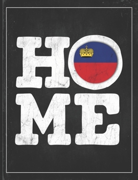 Home: Liechtenstein Flag Planner for Liechtensteiner Coworker Friend from Vaduz  Undated Planner Daily Weekly Monthly Calendar Organizer Journal