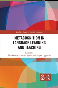 Paperback Metacognition in Language Learning and Teaching Book