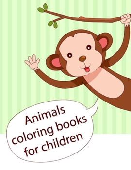 Paperback Animals coloring books for children: Stress Relieving Animal Designs Book