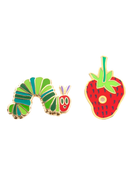 Misc. World of Eric Carle: The Very Hungry Caterpillar Enamel Pins - Pin Set of 2 Book