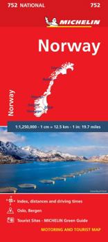 Paperback Mapa National Noruega [French] Book