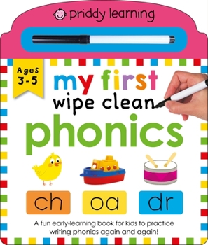 Board book Priddy Learning: My First Wipe Clean Phonics Book