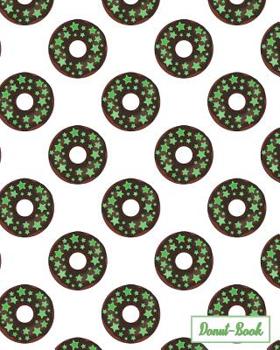 Paperback Donut-Book: chocolate donut print cover Book