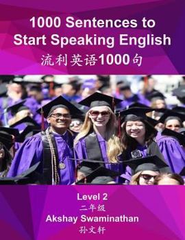 Paperback 1000 Sentences to Start Speaking English: Level 2 Book