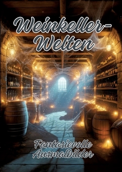 Weinkeller-Welten: Fantasievolle Ausmalbilder (German Edition)
