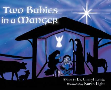 Hardcover Two Babies in a Manger Book